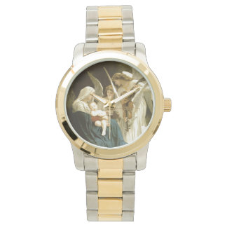 Reloj De Pulsera Jesús y los Navidades de los Ángeles observan