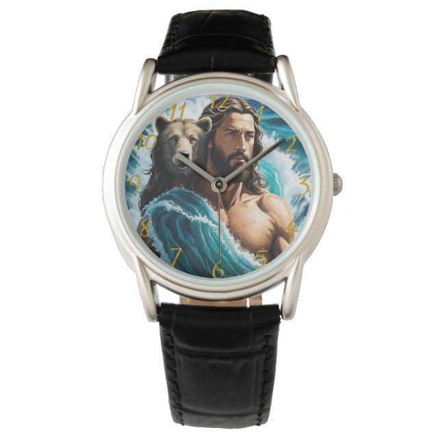 Reloj De Pulsera Jesús Y Oso (Anverso)