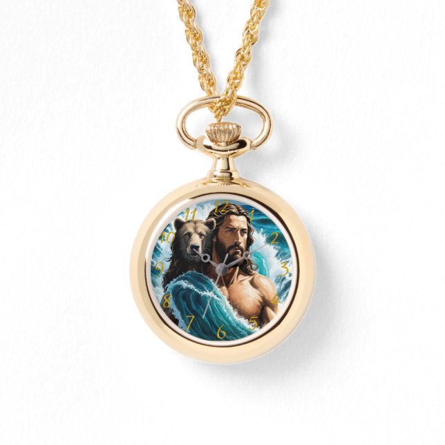 Reloj De Pulsera Jesús Y Oso (Anverso)
