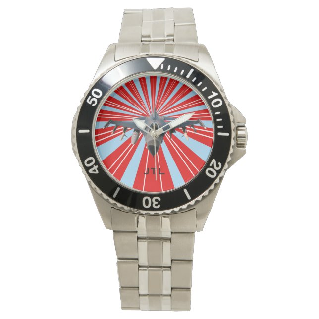 Reloj De Pulsera Jet de combate (Anverso)