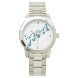 Reloj De Pulsera JFIA Deri Mens Silver Watch