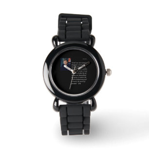 Reloj De Pulsera JFK y Famoso Israel Cita Watch