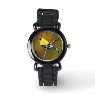 Reloj De Pulsera Jilguero Americano - Fotografía Original