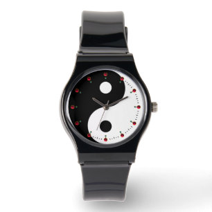 Reloj De Pulsera JIN JANG Blanco negro
