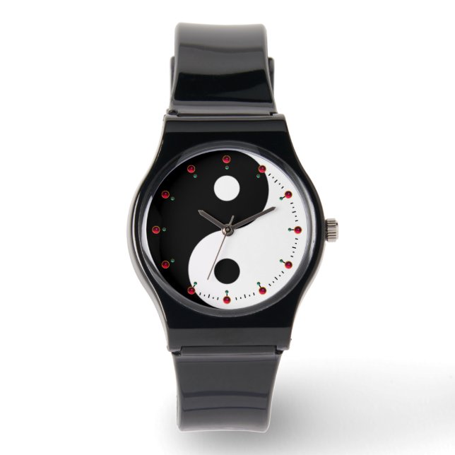 Reloj De Pulsera JIN JANG Blanco negro (Anverso)