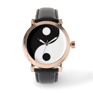 Reloj De Pulsera JIN JANG Blanco y negro