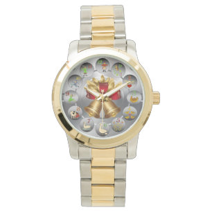 Reloj De Pulsera Jingle Balls ~ Los 12 Días De Navidades ~