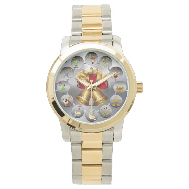 Reloj De Pulsera Jingle Balls ~ Los 12 Días De Navidades ~