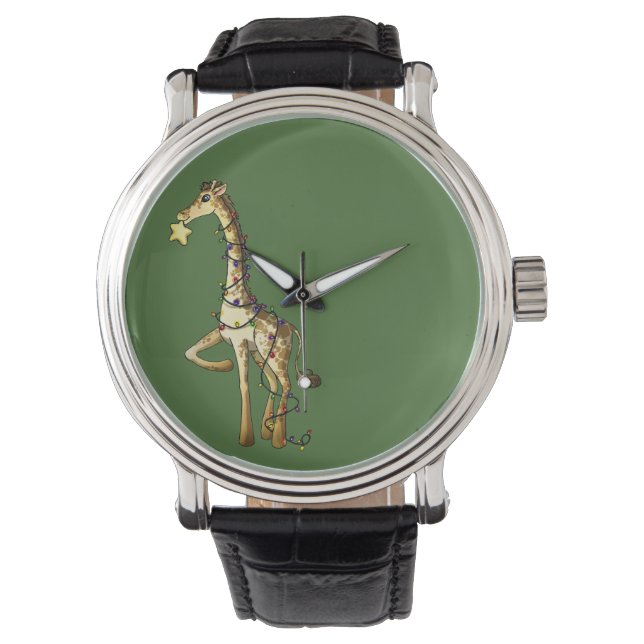Reloj De Pulsera Jirafa brillante (Anverso)