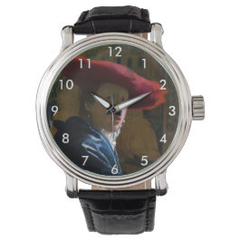 Reloj De Pulsera Johannes Vermeer - Chica con un Gorra rojo