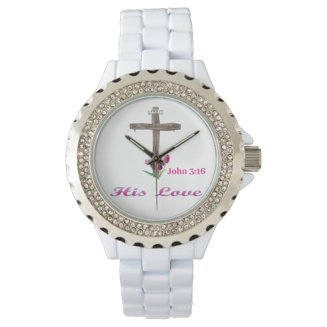 Reloj De Pulsera JOhn 3:16 (Anverso)