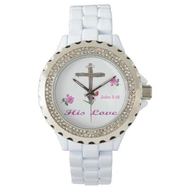 Reloj De Pulsera john 3:16 (Anverso)