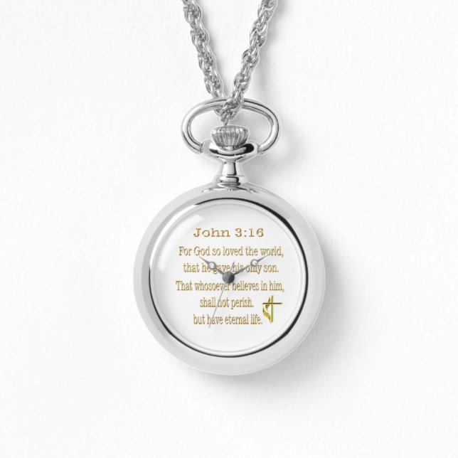 Reloj De Pulsera John 3:16 artículos (Anverso)