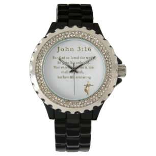 Reloj De Pulsera John 3:16 regalos cristianos