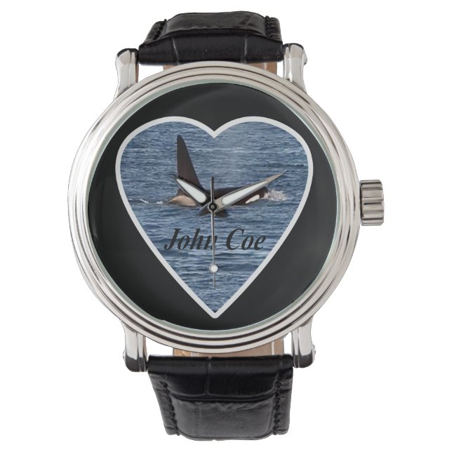 Reloj De Pulsera John Coe Orca Ballena Asesina Observación – Isla d (Anverso)