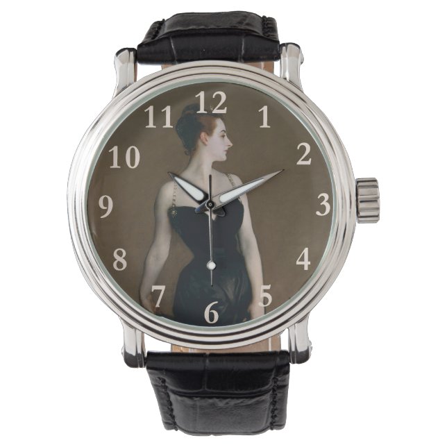 Reloj De Pulsera John Singer Sargent Madame X Classic Retrato (Anverso)