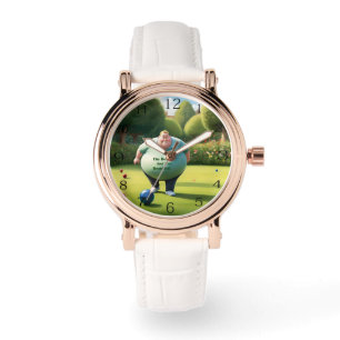 Reloj De Pulsera Jolly Lawn Bowler Man,