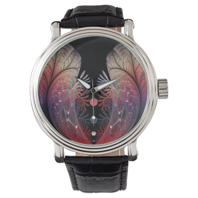 Reloj De Pulsera Jonglage Abstract Modern Fantasy Fractal Art (Anverso)