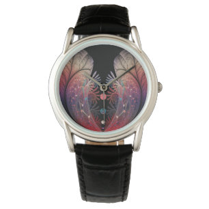 Reloj De Pulsera Jonglage Arte Fractal de Fantasía Abstracta Modern
