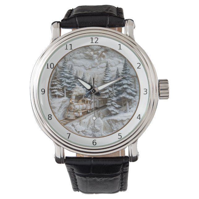 Reloj De Pulsera Journey through a winter wonderland.  (Anverso)