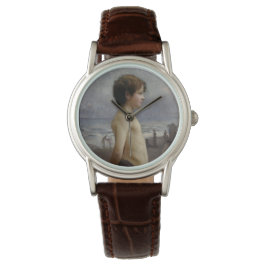 Reloj De Pulsera Joven en la playa (por Jules Bastien-Lepage)