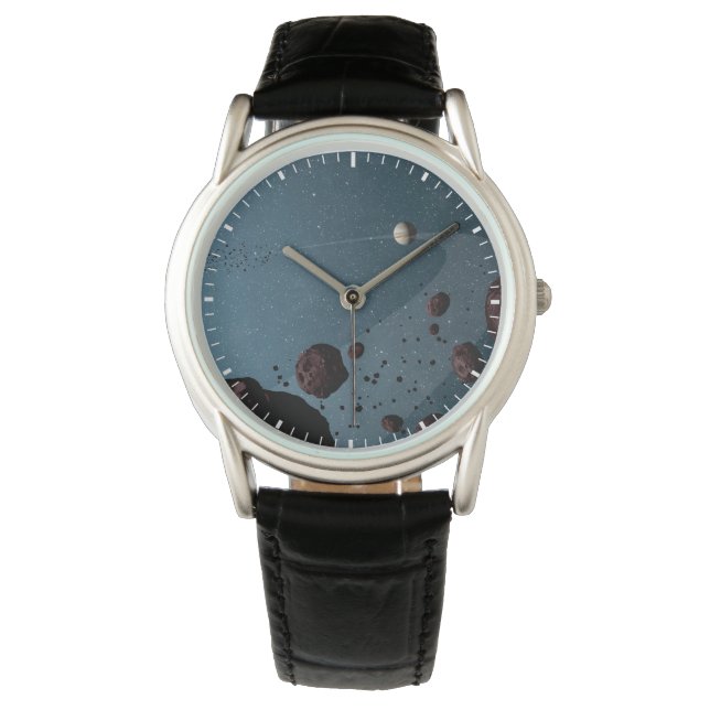 Reloj De Pulsera Jovian Trojans Asteroides. (Anverso)