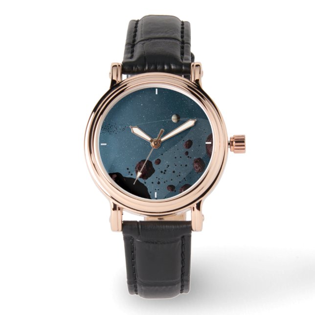 Reloj De Pulsera Jovian Trojans Asteroides. (Anverso)