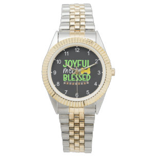 Reloj De Pulsera Joyful Merry Blessed-81053