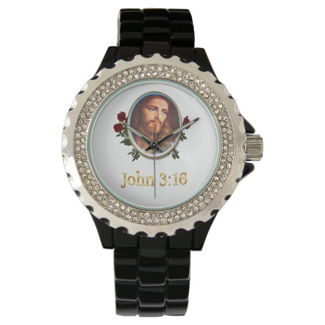 Reloj De Pulsera Juan 3:16 (Anverso)