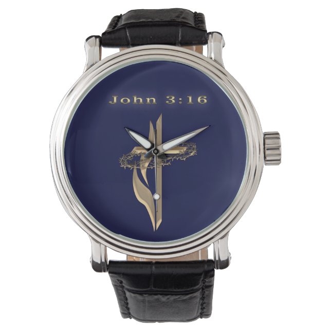 Reloj De Pulsera Juan 3:16 (Anverso)