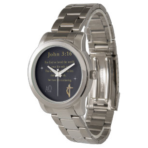 Reloj De Pulsera Juan 3:16
