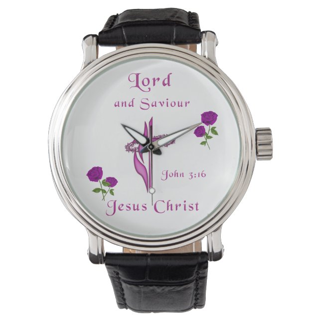 Reloj De Pulsera Juan 3:16 (Anverso)