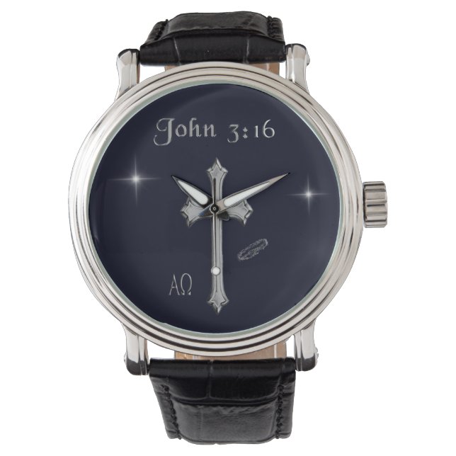 Reloj De Pulsera Juan 3:16 (Anverso)