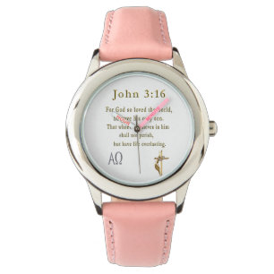 Reloj De Pulsera Juan 3:16