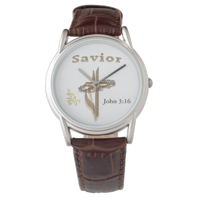 Reloj De Pulsera Juan 3:16 (Anverso)