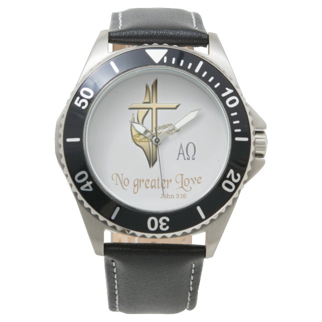 Reloj De Pulsera Juan 3:16 (Anverso)