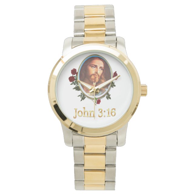 Reloj De Pulsera Juan 3:16 (Anverso)