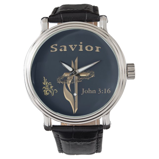 Reloj De Pulsera Juan 3:16 (Anverso)