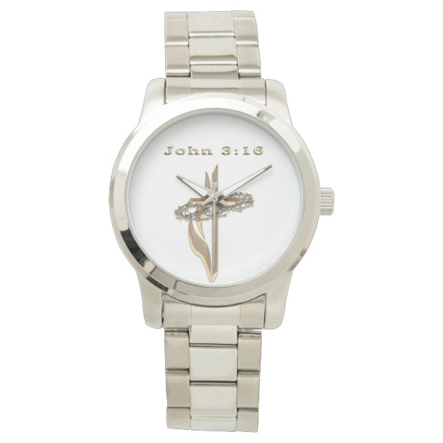 Reloj De Pulsera Juan 3:16 (Anverso)