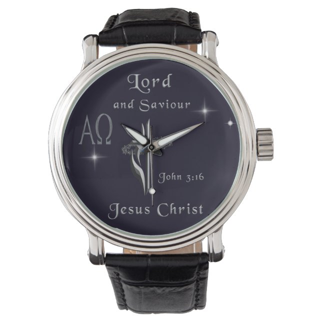 Reloj De Pulsera Juan 3:16 (Anverso)