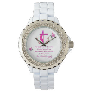 Reloj De Pulsera Juan 3:16