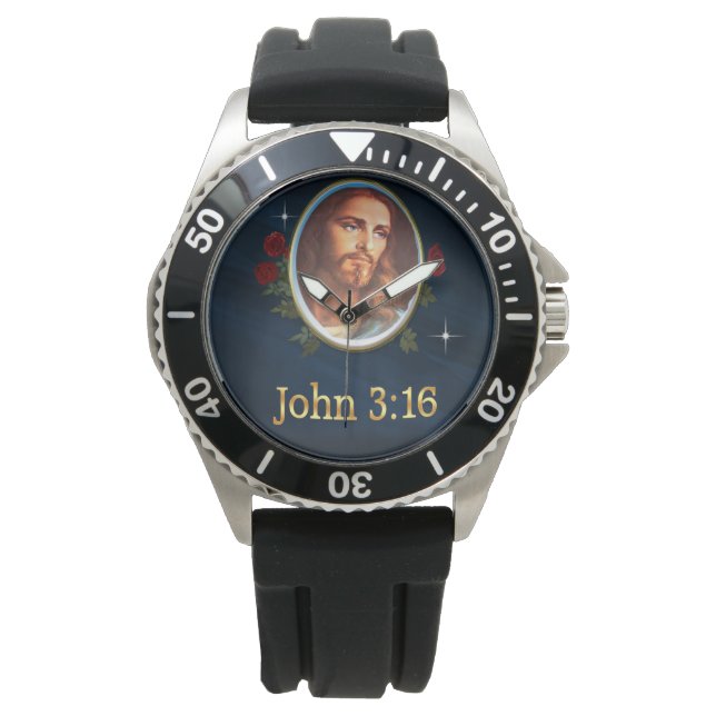 Reloj De Pulsera Juan 3:16 (Anverso)