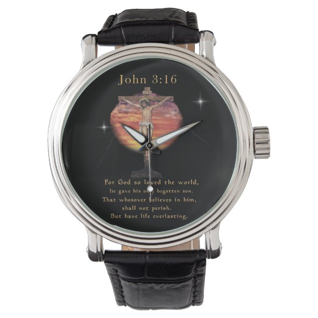 Reloj De Pulsera Juan 3:166 (Anverso)