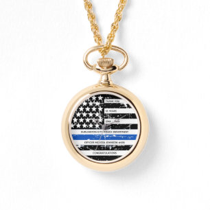 Reloj De Pulsera Jubilación De La Policía En Años De Servicio En