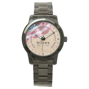 Reloj De Pulsera Jubilación militar Keepsake conmemorativo de la ba