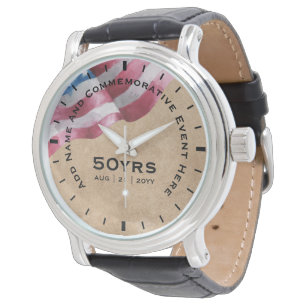 Reloj De Pulsera Jubilación militar Keepsake conmemorativo de la ba