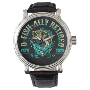 Reloj De Pulsera Jubilación Ofishally Retirada 2023 Pescador Papá
