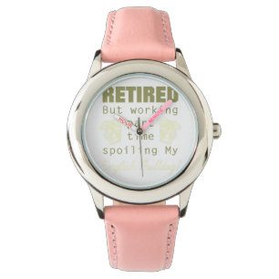 Reloj De Pulsera Jubilados trabajando arruinando al propietario de