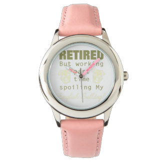 Reloj De Pulsera Jubilados trabajando arruinando al propietario de