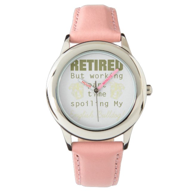 Reloj De Pulsera Jubilados trabajando arruinando al propietario de  (Anverso)